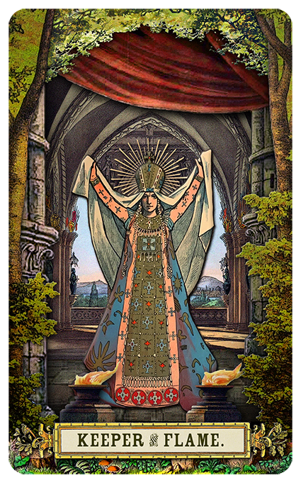 Mystic GREEN WOODS TAROT - Large Size - LIMITED EDITION.