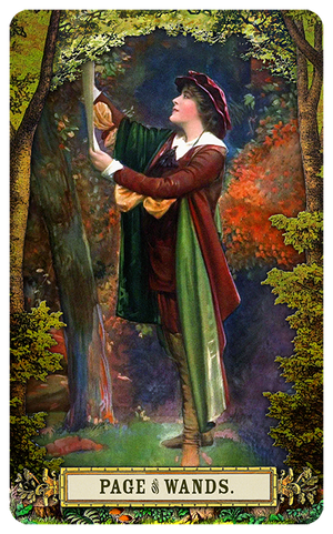 Mystic GREEN WOODS TAROT - Large Size - LIMITED EDITION.