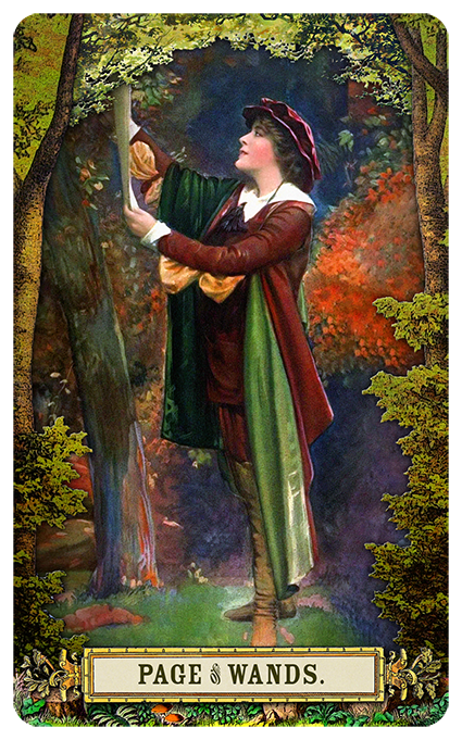 Mystic GREEN WOODS TAROT - special Standard Size - LIMITED EDITION