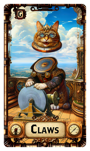 TAROT of the STEAMPUNK PUSSYQUATS