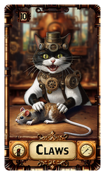 TAROT of the STEAMPUNK PUSSYQUATS