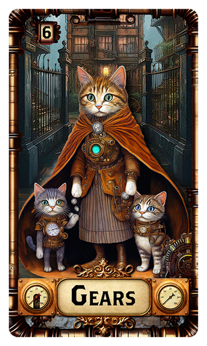 TAROT of the STEAMPUNK PUSSYQUATS