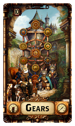 TAROT of the STEAMPUNK PUSSYQUATS