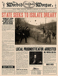 The Morbid Morgue #1 FREE downloadable newspaper of Dreary ME