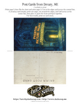 "Perturbing Places" Post Cards from Dreary, ME, Set 3: FREE downloadable, printable cards
