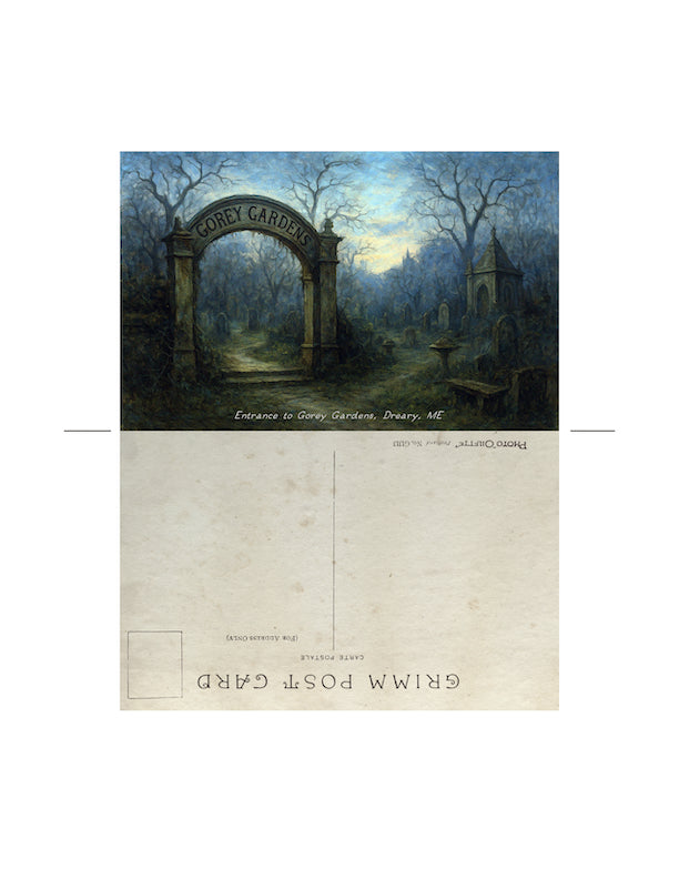 "Perturbing Places" Post Cards from Dreary, ME, Set 2: FREE downloadable, printable cards