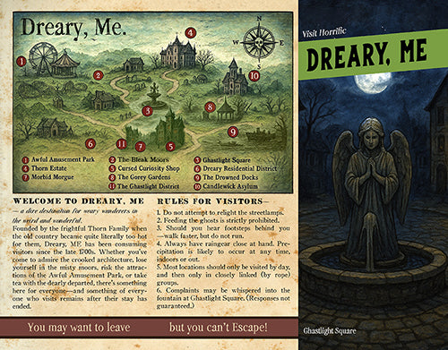 Dreary, ME: FREE downloadable, printable Travel Brochure