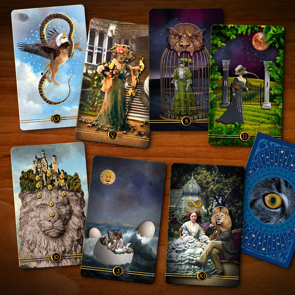 Le TAROT des ANIMALERIES Full 78-card deck LARGE SIZE - LIMITED EDITION