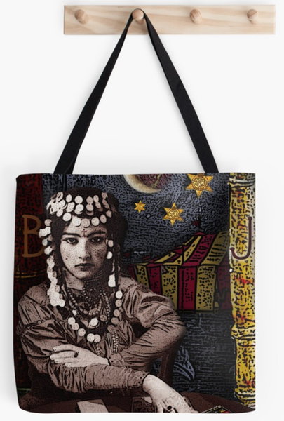 トートバッグ [THE MUSEUMVISITOR]25fw_HEART STAR CRACK BAG (BLACK) Zirkus Mägi 