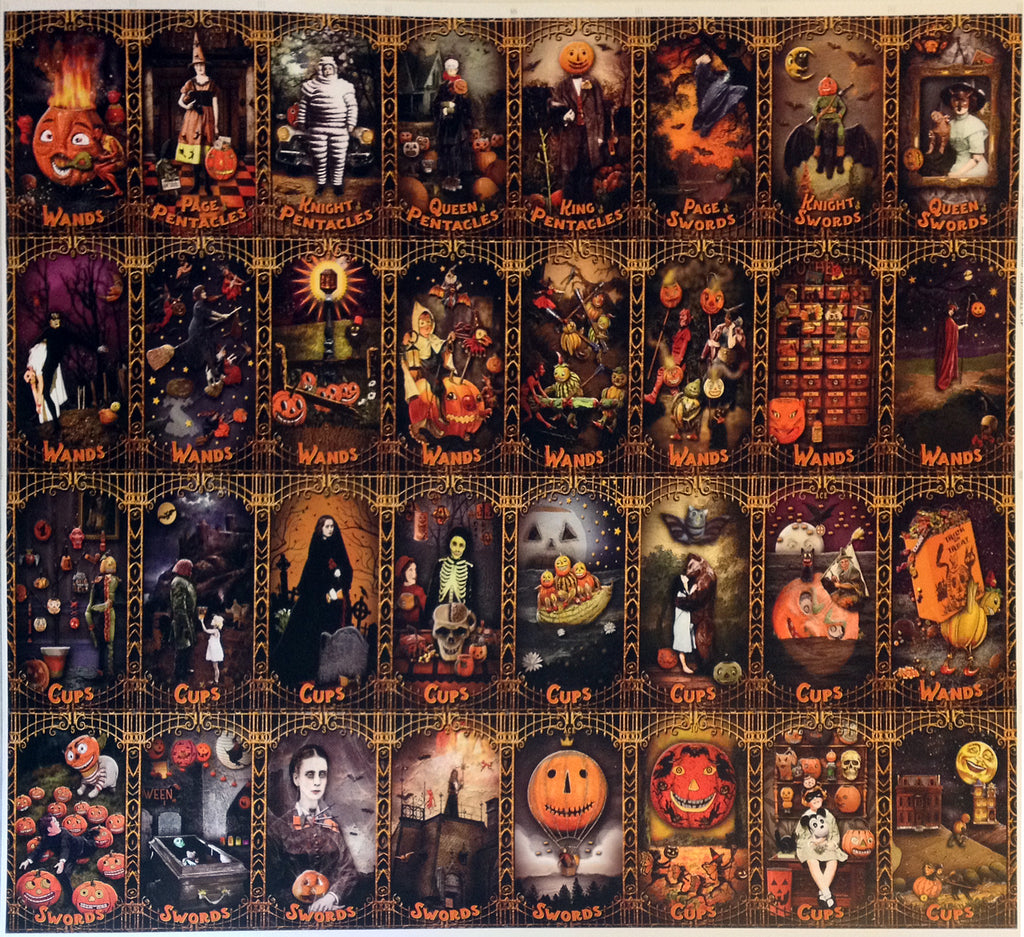 TRICK OR TAROT Uncut Sheets: Deluxe Edition Courts & Minors