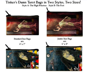 TINKER'S DAMN Tarot Bags in Two Styles and Sizes