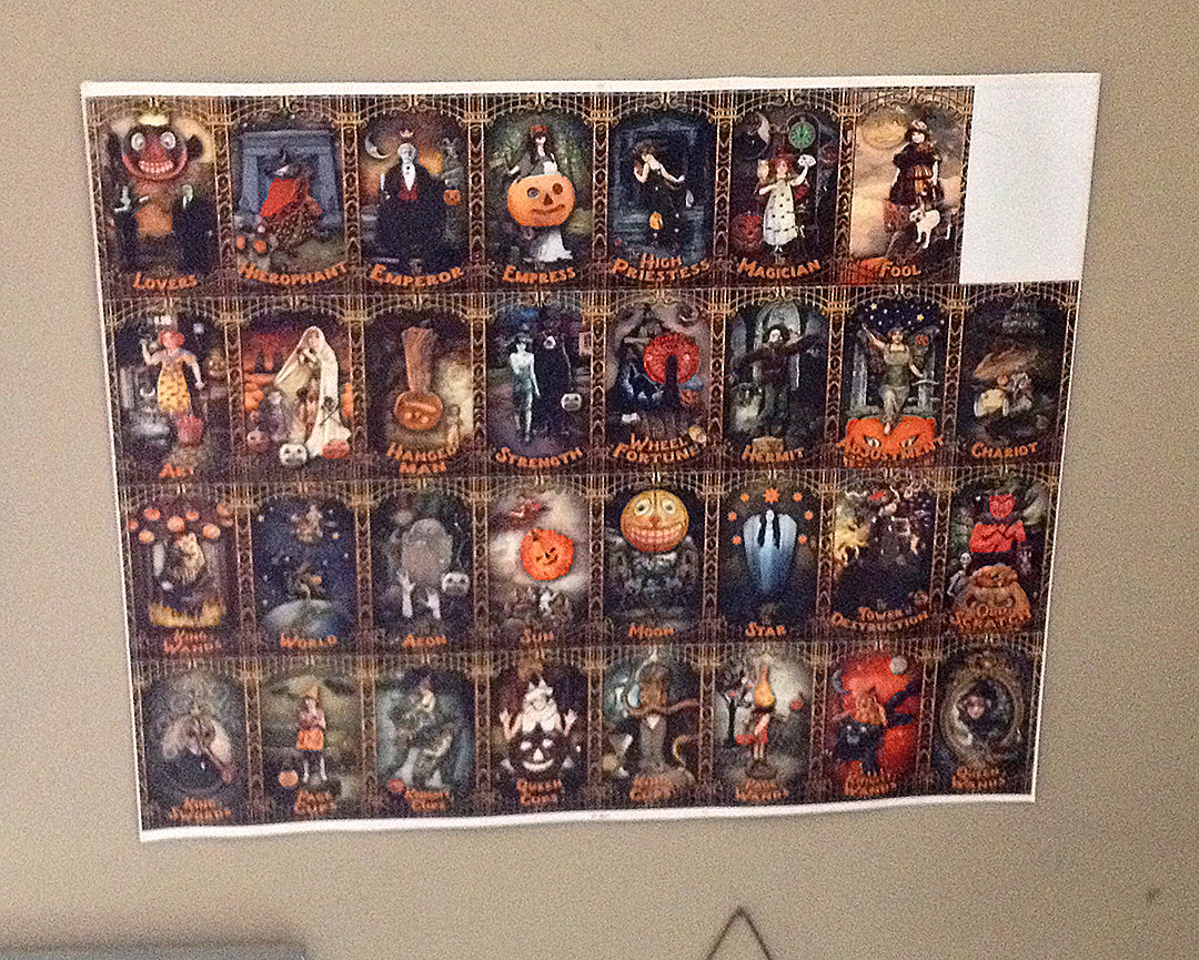 TRICK OR TAROT Uncut Sheets: Deluxe Edition MAJOR ARCANA