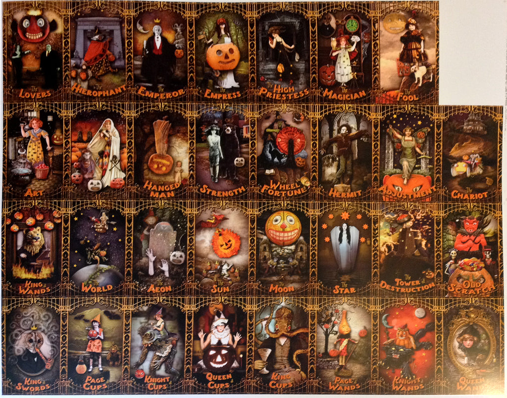 TRICK OR TAROT Uncut Sheets: Deluxe Edition MAJOR ARCANA